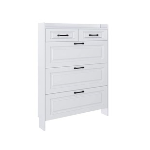 实木生态板鞋柜超薄窄家用门口翻斗收纳大容量现代简约2024新爆款