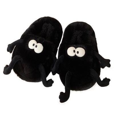 搞怪可爱保暖防滑棉拖鞋