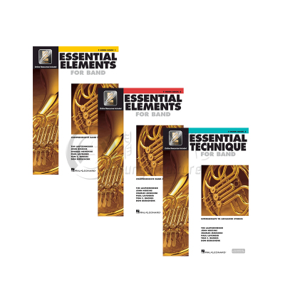 管乐的基本要素 F调圆号教材 附在线音乐 全套共一至三卷 海伦德原版乐谱书 Essential Elements for Band Horn in F Book 1-3