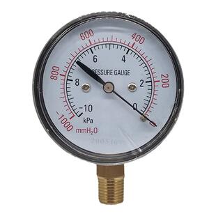 YE-60/YE75膜盒压力表微压真空表负压表-20/-30/-100KPA/-10KPA-0