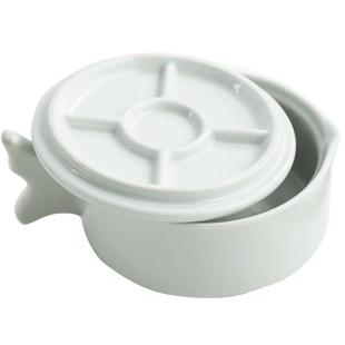 陶瓷墨池墨盘墨盒墨碟墨蝶墨水砚台专用带盖笔洗三件套文房四宝书法用品国画工具搁笔台笔山笔舔毛笔字洗笔缸