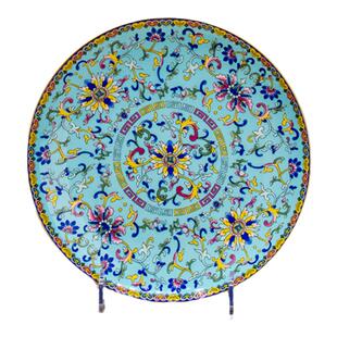 景德镇中式家用菜盘子中式家用10英寸商用菜盘骨瓷碟西餐平盘深盘