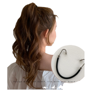 松紧盘发器高马尾辫固定神器发带双钩橡皮筋钩子发圈扎头勾子发绳