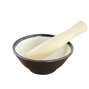 婴儿辅食研磨器宝宝手动研磨碗果蔬米糊食物碾磨器日式陶瓷磨蒜器