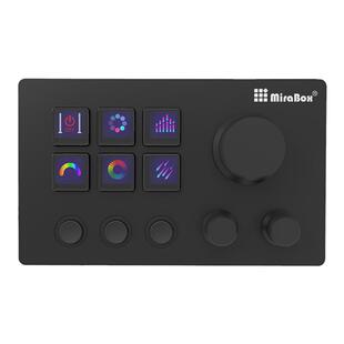 妙联宝N3带屏幕旋钮自定义小键盘StreamDeck可视化直播桌面控制台
