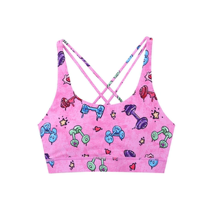 HARDSHIP|哑铃 CrossFit运动训练交叉背心 透气吸汗瑜伽健身文胸