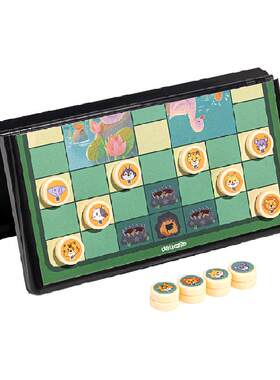 得力磁性便携式斗兽棋益智