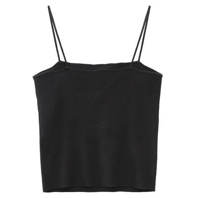 三色极简基础细吊带内搭抹胸背心