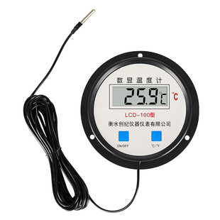 高温工业用锅炉电子数字数显温度计温度表水温表10米带探头测温仪