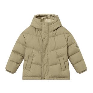 多多家男童羽绒服儿童肌理感外套秋冬季2025冬装新款中大童面包服