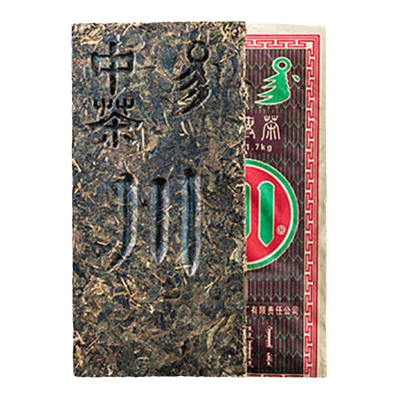 赵李桥青砖茶2009年1700g特制低氟湖北黑茶赤壁羊楼洞川字老砖茶