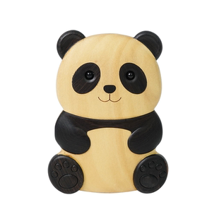 周广胜高颜值熊猫乖乖熊气垫按摩梳家用便携式护发顺发梳子礼盒