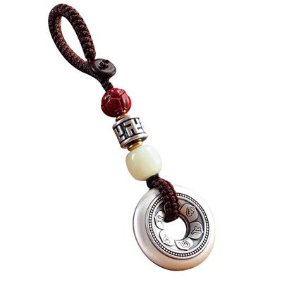 999足银汽车钥匙挂件一物一证