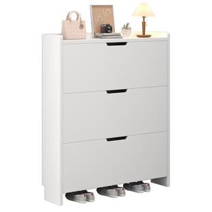 翻斗鞋柜超薄实木家用门口2025新款爆款入户大容量玄关柜小窄鞋架