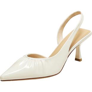 百思图2025夏新款商场同款后空凉鞋潮流尖头细高跟女凉鞋F5231BH5