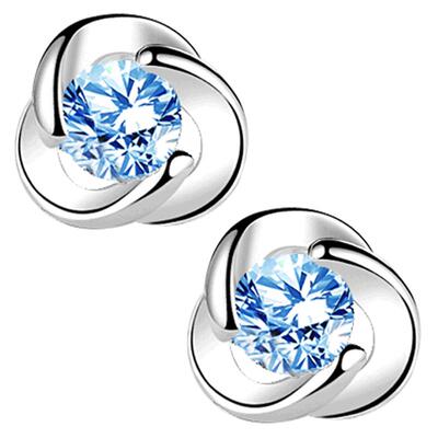 小众vana18k白金新款潮夏季耳坠