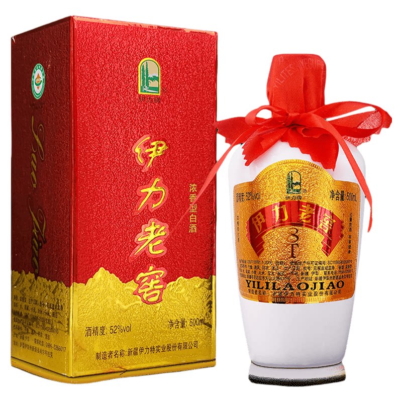 伊力特白酒52度伊力老窖500白酒/调香白酒