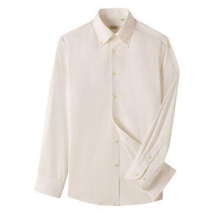 【抗皱竹纤维】CULTUM意式大尖纽扣领衬衫男商务通勤长袖衬衣