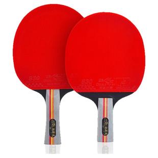 双鱼官方旗舰店 乒乓球拍九星级高弹力单拍9星专业级横拍直拍成品