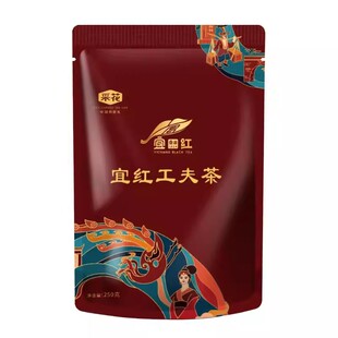 宜茶采花茶叶湖北宜昌宜红工夫茶一级五峰高山红茶袋装自饮