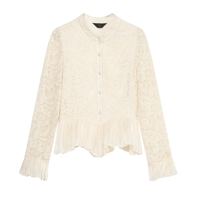 白鹿语新中式国风刺绣衬衫女