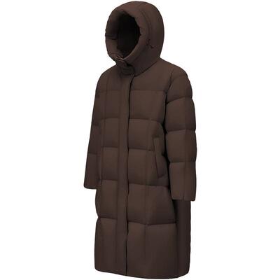 波司登奥莱25冬款连帽加长羽绒服