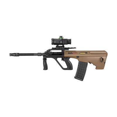 悍迪AUG电动回膛单连发玩具枪