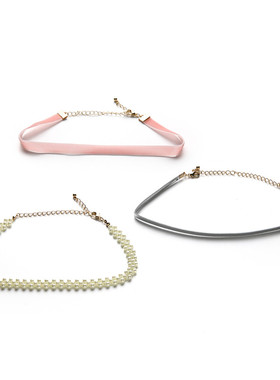 3条装超值珍珠ins欧美脖子颈链