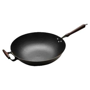 江油龟纹锅老式老款生铁锅无涂层不粘锅中式铸铁锅电磁炉燃气通用