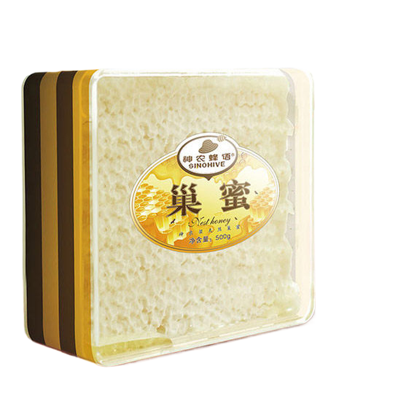 神农蜂语老蜂巢蜜嚼着吃百花酿