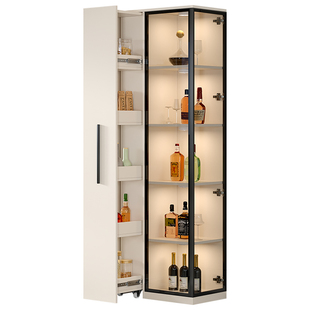 长虹玻璃门转角酒柜客厅靠墙展示柜墙角柜转角玻璃柜子定制9S36