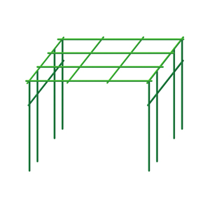 葫芦爬藤架葡萄架子庭院户外百香果攀爬支撑杆黄瓜架丝瓜搭棚支架