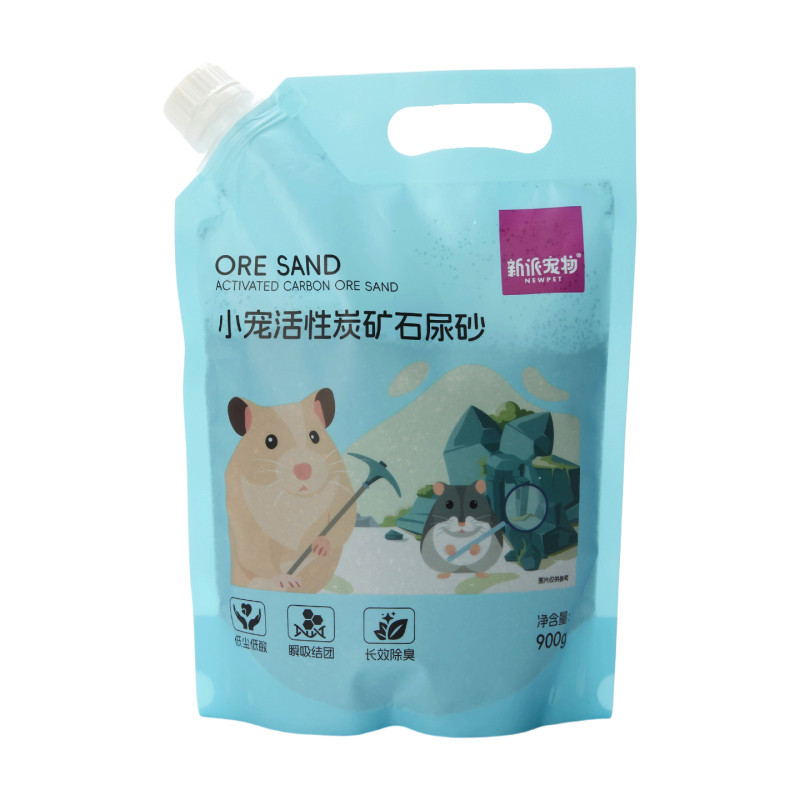 新派宠物仓鼠尿砂浴沙二合一垫料