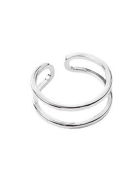 交叉ins日韩风复古开口饰品戒指