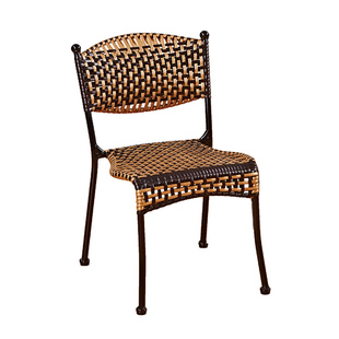 编织藤编凳子藤椅子靠背椅塑料椅子户外儿童椅家用单人餐凳小藤椅