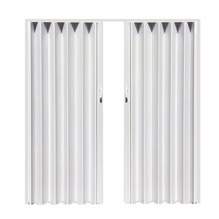 PVC折叠门厨房卫生间客厅浴室隔断商铺收缩百叶门隐形吊轨推拉门