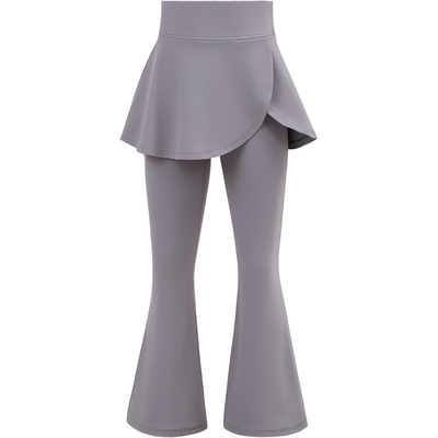 本来BENLAI女童云感柔喇叭裤运动假两件裙裤2026春新款BTWL60003