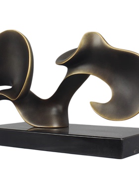 玻璃钢雕塑摆饰抽象艺术摆件轻奢