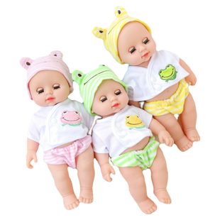 布娃娃会说话唱歌的洋娃娃仿真婴儿全软胶公仔男女孩儿童毛绒玩具