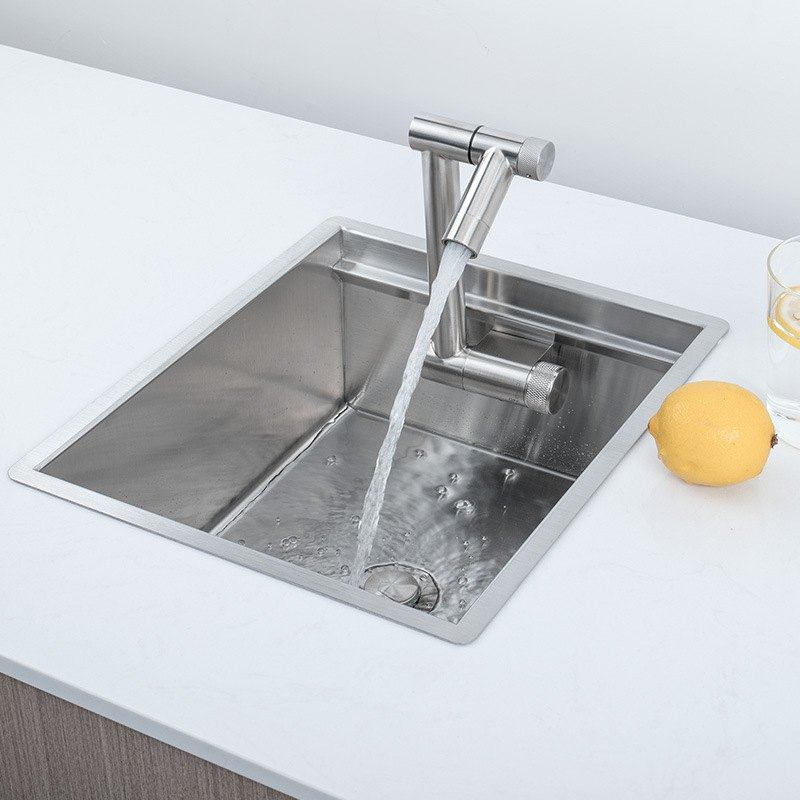 304不锈钢吧台隐形小水槽 房车单槽带阻尼盖板洗手池餐边柜水槽,家装主材,水槽单品,淘宝优惠券,粉丝福利购,淘宝优惠卷