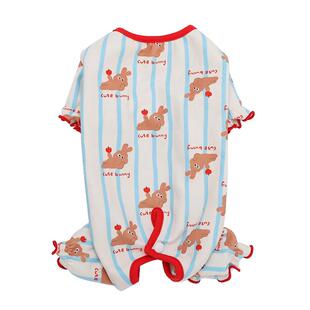 猫咪衣服德绒四脚护肚衣保暖冬季防掉毛宠物猫猫狗狗睡衣秋冬款