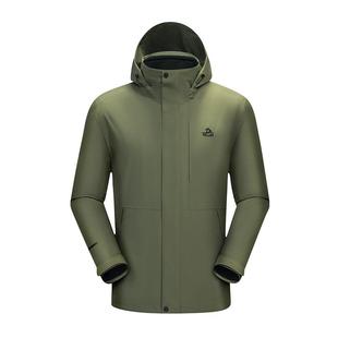 伯希和户外冲锋衣男新款三合一可拆卸摇粒绒内胆防风徒步外套女