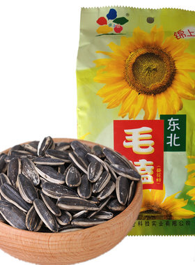锦上花毛嗑瓜子葵花籽350g五香味