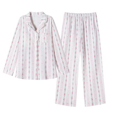 嫚熙纯棉可拆卸胸垫款女士家居服