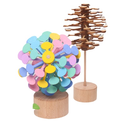 棒棒糖叠叠乐费氏数列旋转玩具