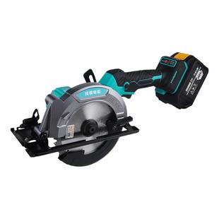 正品不卡锯带灯6寸单手锯锂电无刷木工手提锯大功率电圆锯切割机