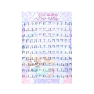 薇娜维佳十排仙女符小白狐下睫毛眼尾加长自然款高级感根根分明