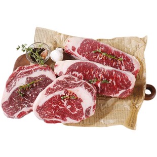 肉管家原切Choice级谷饲西冷谷饲眼肉牛排雪花牛扒牛肉新鲜