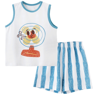 儿童两件套可爱超萌夏季