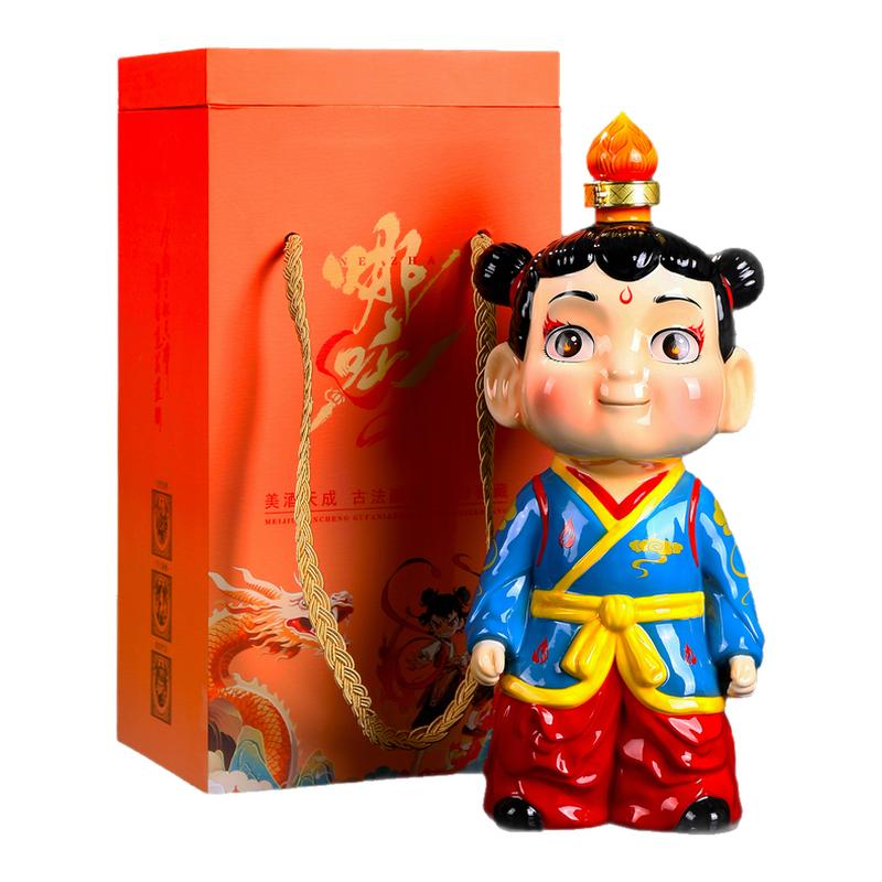景德镇珐琅彩密封陶瓷酒瓶